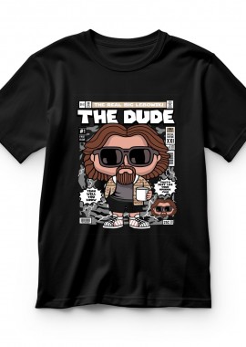 Pop Culture - Παιδικό T-shirt The Dude Pop Culture Black
