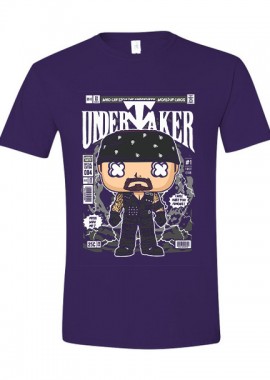 Pop Culture - T-Shirt Undertaker Pop Culture Purple