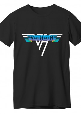 Rock Avenue - T-Shirt Van Halen One Logo Art Rock Avenue Black