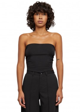 Ladies Knotted Bandeau Top Urban Classics TB6872 black