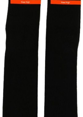 Design - Γυναικείες βαμβακερές Κάλτσες Knee-High 2 ζευγάρια Design 6075 Μαύρο