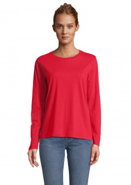 SOLS - Γυναικείο Μακρυμάνικο T-shirt 04443 Sol's Monarch Women Red