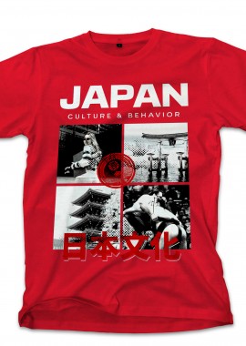 Pop Culture - T-Shirt Japan Culture Pop Culture Red