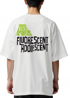 Oversized T-Shirt Arctic Monkeys Fa Rock Avenue White