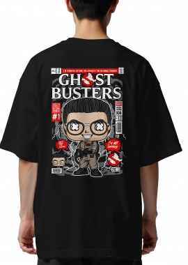 Oversized T-Shirt Dr Egon Spengler Ghostbusters Pop Culture Black