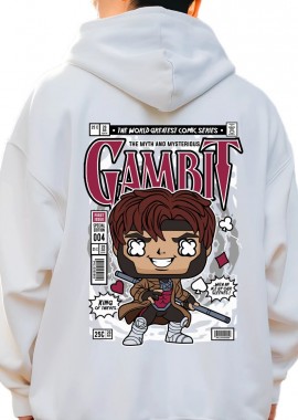 Pop Culture - Hoodie Gambit Pop Culture White