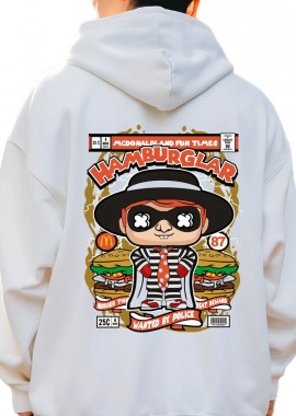 Hoodie Hamburglar Pop Culture White