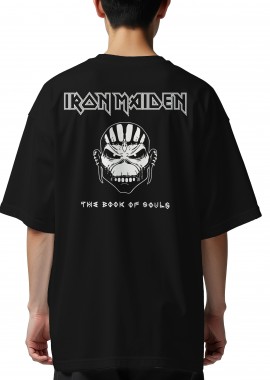 Rock Avenue - Oversized T-Shirt Iron Maiden Book Of Souls Rock Avenue Black
