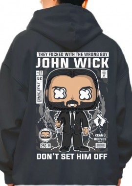 Pop Culture - Hoodie John Wick Pop Culture Black