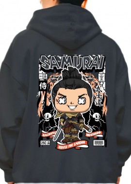 Pop Culture - Hoodie Samurai Pop Culture Black