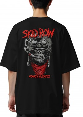 Rock Avenue - Oversized T-Shirt Skid Row Monkey Business Rock Avenue Black