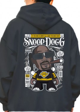 Pop Culture - Hoodie Snoop Dog Pop Culture Black
