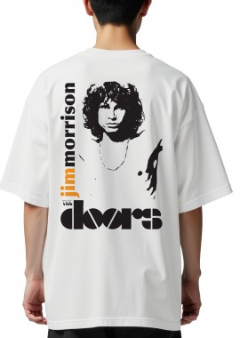 Oversized T-Shirt The Doors Jim Morrison Rock Avenue White