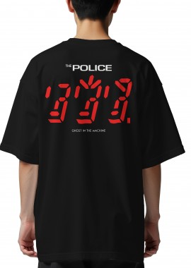 Oversized T-Shirt The Police Ghost In The Machine Rock Avenue Black