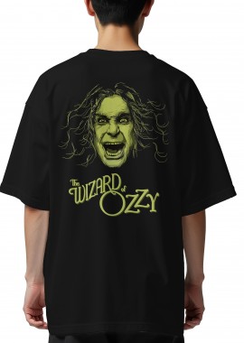Oversized T-Shirt The Wizard Of Ozzy Rock Avenue Black