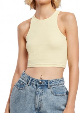 Urban Classics - Γυναικείο Cropped Rib Top TB1498 Urban Classics softyellow