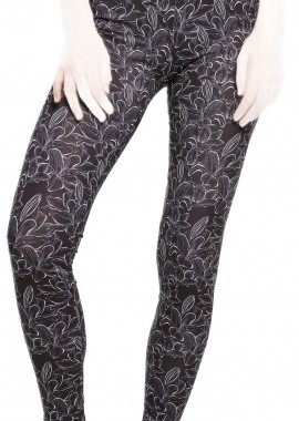 Urban Classics - Γυναικείο Κολάν TB3786-02912 Urban Classics Hibiscus Black