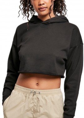 Γυναικείο Φούτερ Oversized Cropped TB4356 Urban Classics Black Black