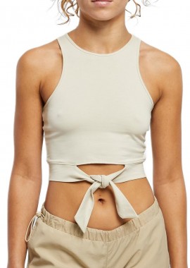 Urban Classics - Γυναικείο Cropped Τοπ με Κόμπο TB6048-03680 Urban Classics softseagrass