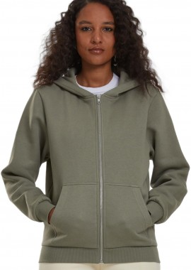 Urban Classics - Γυναικεία Ζακέτα με Κουκούλα Fluffy Zip Hoody TB7286 Urban Classics paleolive