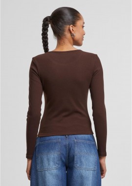 Urban Classics - Γυναικεία Μακρυμάνικη Μπλούζα Ladies Heat Slim TB7786 Urban Classics warmbrown