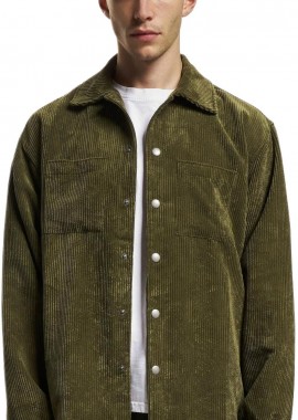 DEF - Πουκάμισο Cord DFST006-00176 DEF Olive