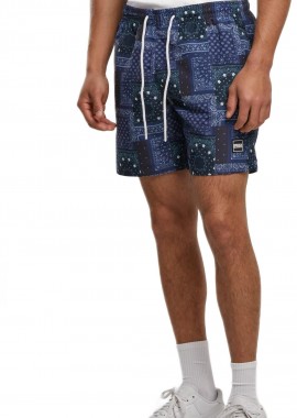 Ανδρικό Μαγιό TB2679-03773 Urban Classics Navy Bandana Aop