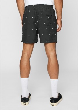 Urban Classics - Μαγιό Βερμούδα TB2680-02520 Urban Classics Black/Palmtree