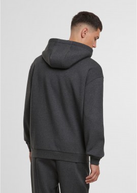 Urban Classics - Φούτερ με Κουκούλα και Φερμουάρ Fluffy TB7284 Urban Classics Charcoal
