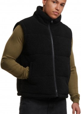 Urban Classics - Γιλέκο Puffer Basic Teddy TB7939-00007 Urban Classics Black