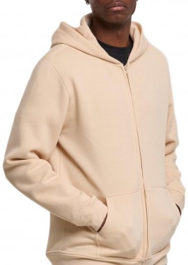 Ζακέτα Φούτερ με Κουκούλα TB8003-00208 Urban Classics Sand
