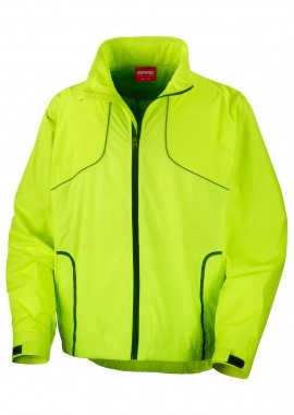 Spiro - Ποδηλατικό Μπουφάν S185X Spiro Unisex Αδιάβροχο Αντιανεμικό Neon Lime