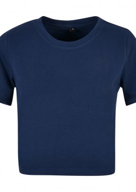 Γυναικείο Cropped T-Shirt BY042 Build Your Brand Light Navy