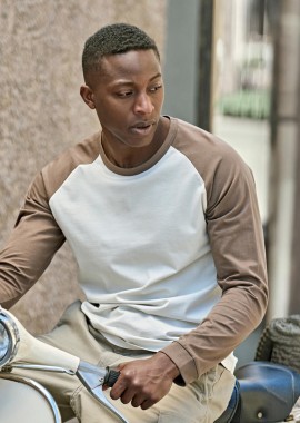 Tee Jays - Ανδρικό T-Shirt Baseball Urban 1170 Tee Jays White/Ink