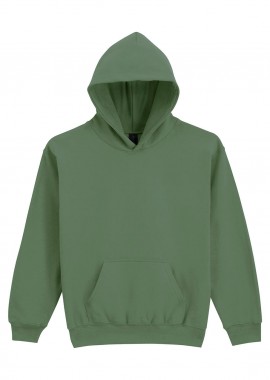 Παιδικό Φούτερ με Κουκούλα SF500B Gildan Softstyle Midweight Fleece Hoodie Military Green
