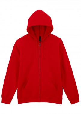 Gildan - Ζακέτα Φούτερ με Κουκούλα SF600 Gildan Softstyle Midweight Full Zip Hoodie Red