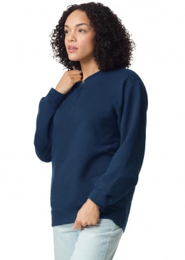 Gildan - Φούτερ με Φερμουάρ 1/4 SF008 Gildan Softstyle Midweight Fleece Navy