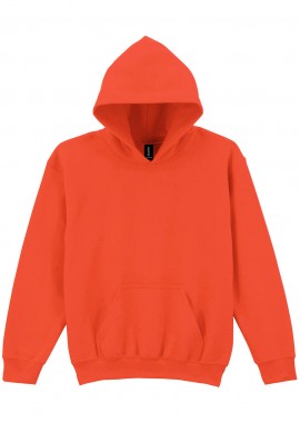 Παιδικό Φούτερ με Κουκούλα 18500B Gildan Heavy Blend Orange