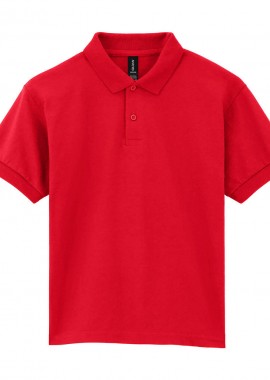 Παιδικό Μπλουζάκι Polo 8800B Gildan DryBlend Jersey Red