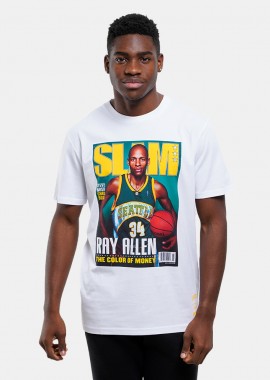 Mitchell & Ness NBA Ray Allen Seattle SuperSonics Slam Cover Ανδρικό T-shirt (9000178664_1539)