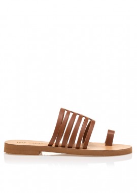 Σανδάλια χειροποίητα ταμπά δερματίνη με διάτρητη φάσα ΤΑΜΠΑ