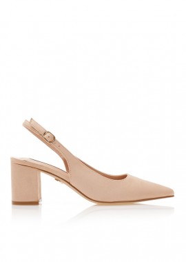 Γόβες mules TSOUKALAS nude σουέτ NUDE