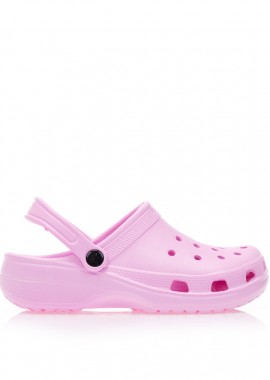 Παντόφλες σαμπό ροζ λάστιχο ΡΟΖ