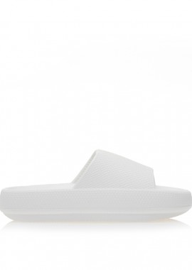 Παντόφλες λευκές λάστιχο ΛΕΥΚΟ