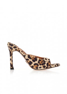Tsoukalas - Πέδιλα TSOUKALAS animal print peep toe ΛΕΟΠΑΡ