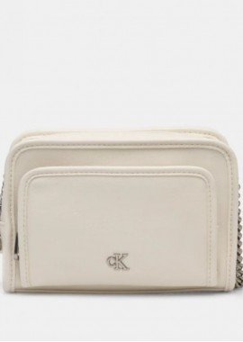 Calvin Klein - Γυναικεία Τσάντα Χιαστί Calvin Klein K60K613047 YAS Λευκή