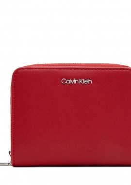 Calvin Klein - Γυναικείο Πορτοφόλι Calvin Klein Medium Zip Around K60K611937 IMV Κόκκινο