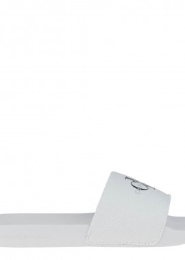 Γυναικείες Παντόφλες Slide Calvin Klein YW0YW01835 01W Λευκές