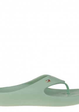 Γυναικείες Σαγιονάρες Tommy Hilfiger FW0FW08522 L90 Μέντα