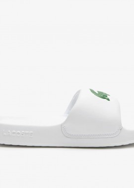 Γυναικείες Παντόφλες Slide Lacoste 749CFA0022082 Λευκές